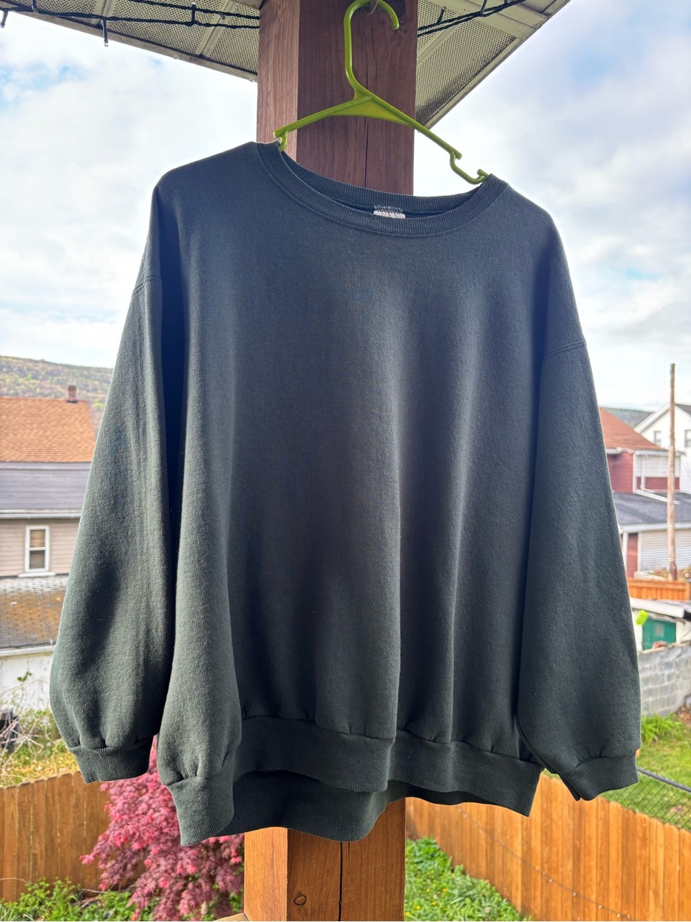 80s Just My Size Men's Crewneck Sweatshirt - Dark Green
